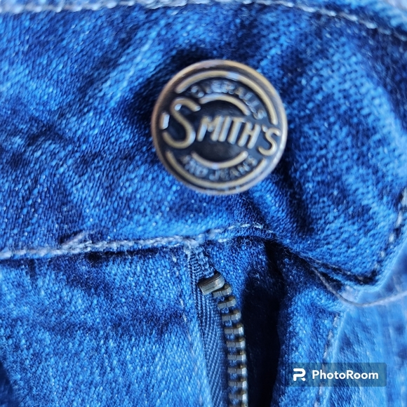NWT Smith's Dungarees Marilyn Fit Stretch Blue Denim Straight Leg Jeans  18 - Picture 9 of 13